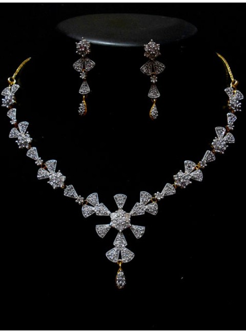 CZ Necklace Set